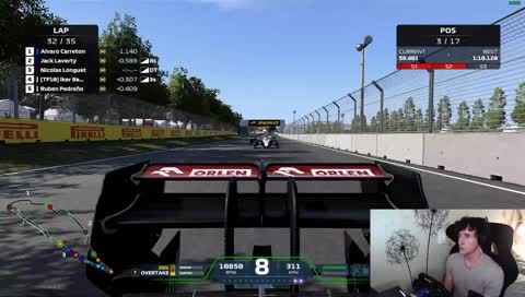 Deffo said next lap
