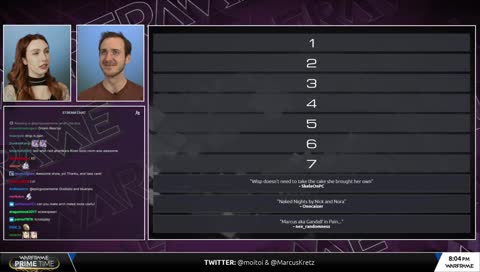 I made a Warframe devstream's top 10 chat quotes!