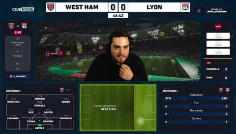 Rouge pour west ham