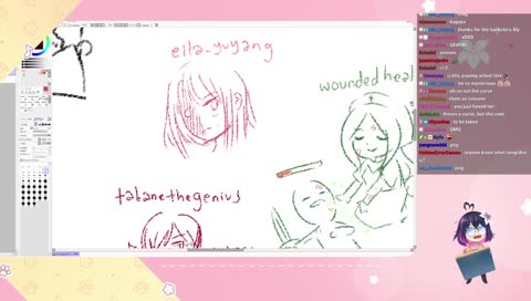 lilypichu doodles me omgomgomg