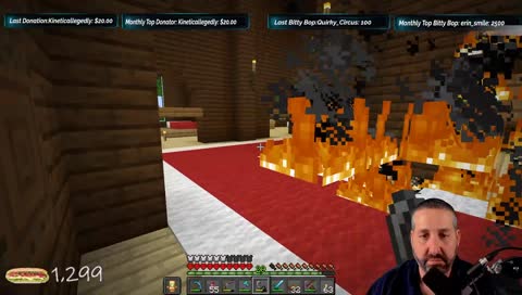 Skiz almost burns himself to death