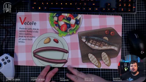 Jak Fluff onehdy párky kreslil.