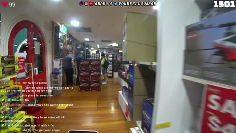 arab stream sniped