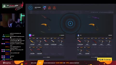 zarobené na skinoch