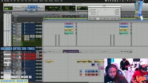 "is he puttin on a show"??