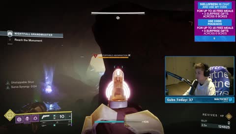 Sniping a lucent moth with a grenade.