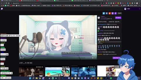 괴물신입에게 압도된 버튜버 대선배