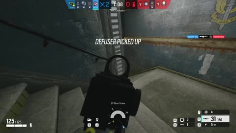 How not to play Rainbow Six SIege.