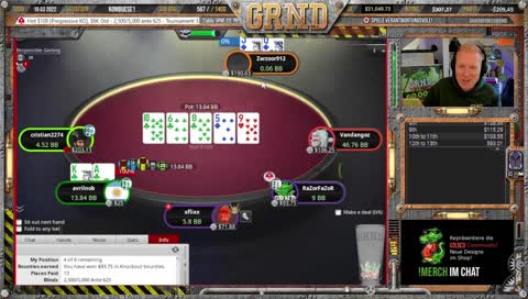 0,06BB? $190 Bounty? Und wir haben eine Hand?