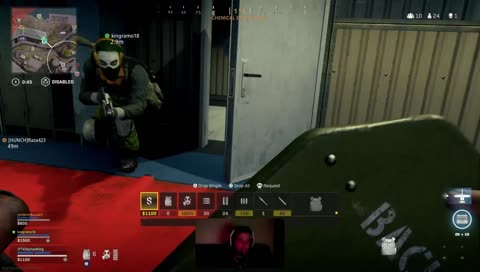When your boy steals your gas mask.