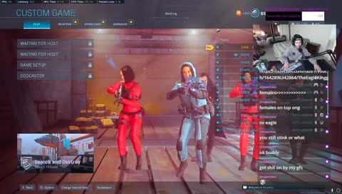 “Not losing to females”