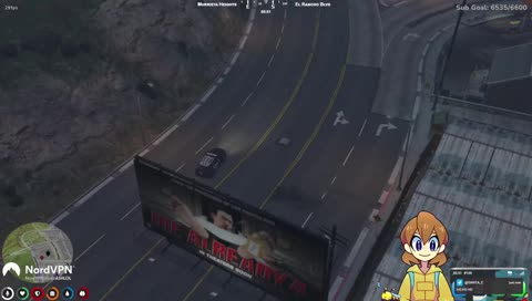 Ash plays Banjo music during high speed chase