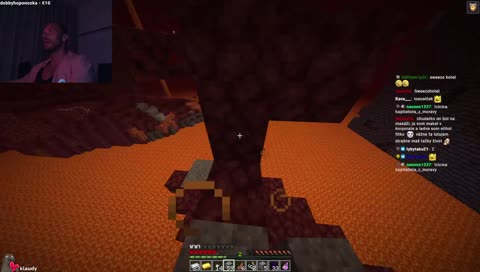 Padal do lávy ale "hra ho stiahla na kraj kocky" :)