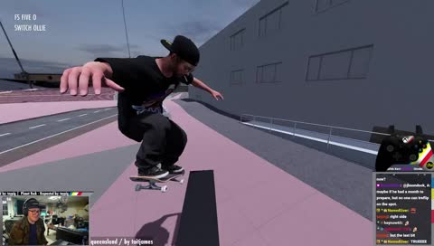 Q:could boogie treflip on the spot A:-------