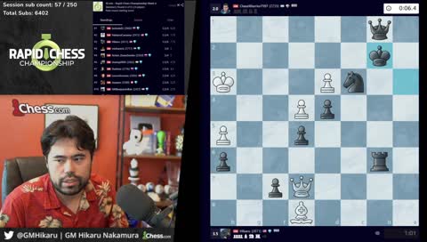 hikaru almost blunders queen to en passant