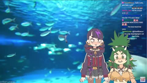 Ambushed at the aquarium