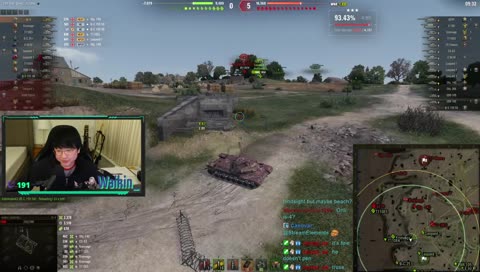 No aim T110E5 cupola shot