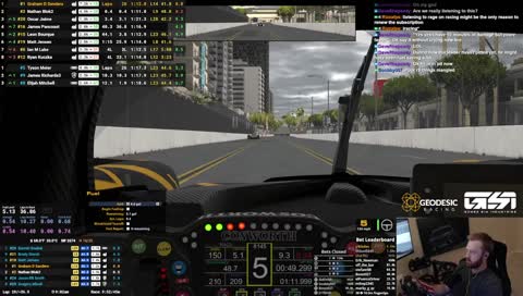 Nelson Piquet Jr has a brief moment of "stutter" and hits the wall