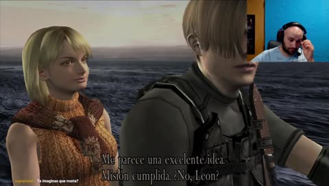 Momento Elias Al final de resident evil 4 xd