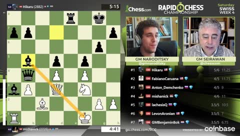 Yasser applauds Hikaru