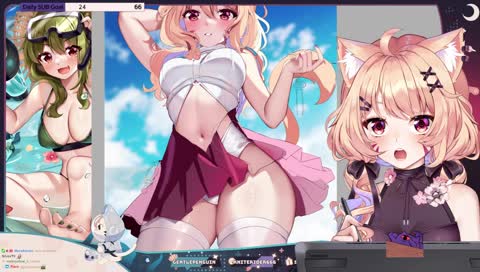 Shy go rub one out for squ in the corner 