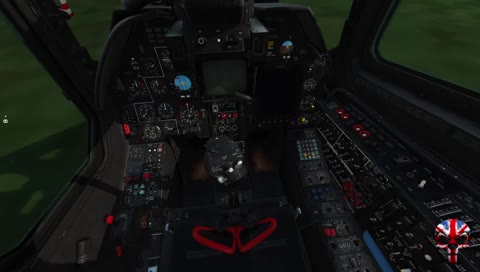 DCS World - Startup Sequence 07 = Black Shark Kamov Ka50 - RIGHT ENG CUT OFF LEV, VOICE WARN CON ON