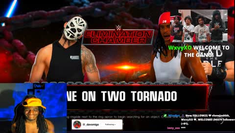 @Davo Migo first match with his twin on WWE 2K22