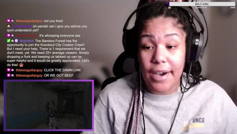 Glitchy Leg gettin it