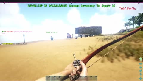 "you broke my bow, give me that meat!"