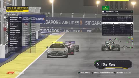 Piscinas adelanta al SafetyCar