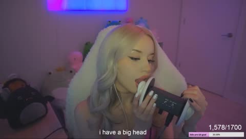 *LIVE ASMR* cozy ear licks <3 | !newvid