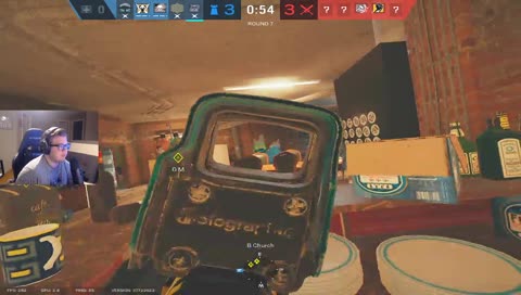 he didnt even see em!!