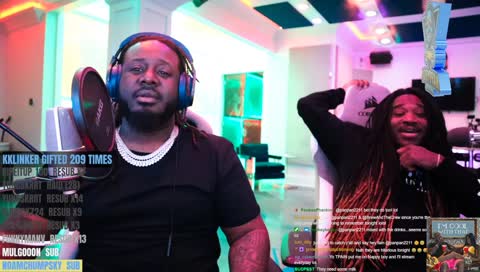T PAIN finds LUNA LYRIK and raids her birthday stream!!