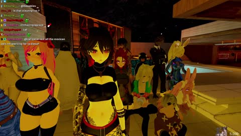 Kyo mute cam at an IRL club