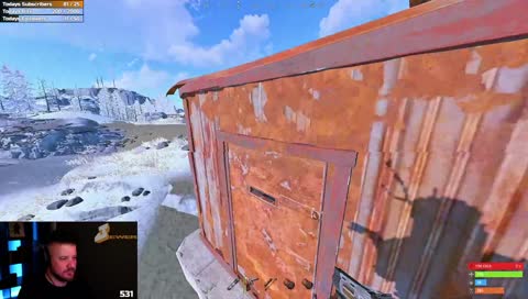 kinda odd to shoot through a rock