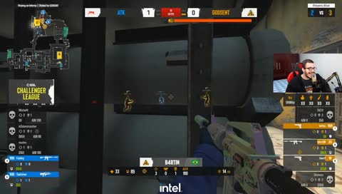 Swisher (CT) wins the 1vs3 situation (frag wise) but fails to secure the round win (bomb timer)