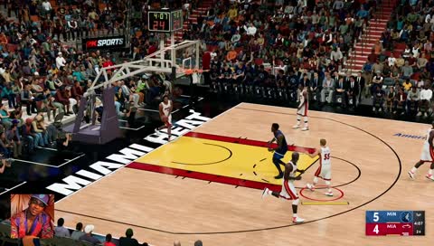 LIL B CLEANEST 2K GAMEPLAY (BREAKING ANKLES!!!) FEAT. DWYANE WADE