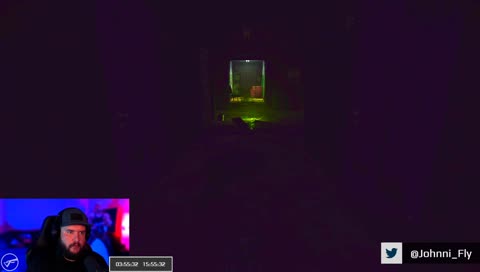 Johnni scares himself