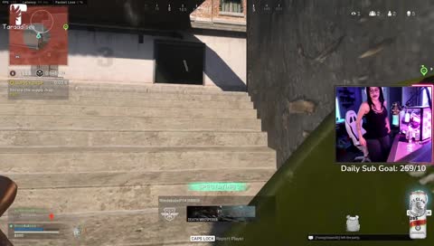 T's angry dance at D's 1v1 in rebirth customs
