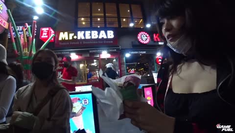Drunk Woman Falls
