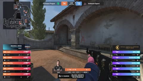 SIXER - 4 AWP kills on the bombsite A defense