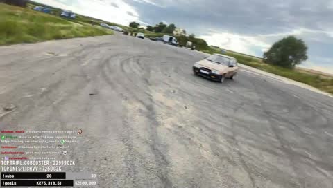 Drift kolem favorita