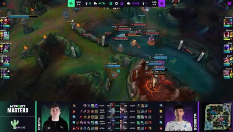 Akce zápasu GLR vs ESB