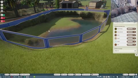 Womble doesn't know that crocodiles can jump and climb....