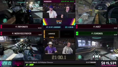 Demonstrate for the crowd