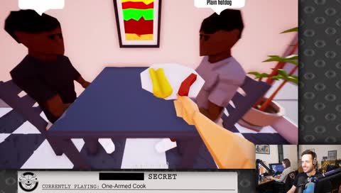 They both ate the one hotdog!