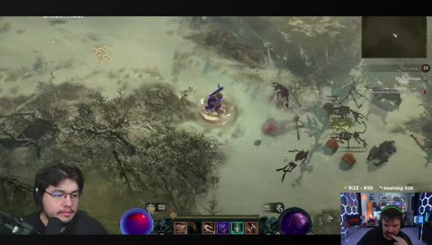 Gau reagindo ao Burgão morrendo no Lv100 Hardcore