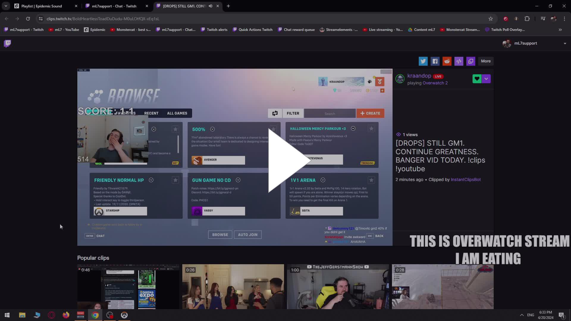 Kraans secret - Twitch