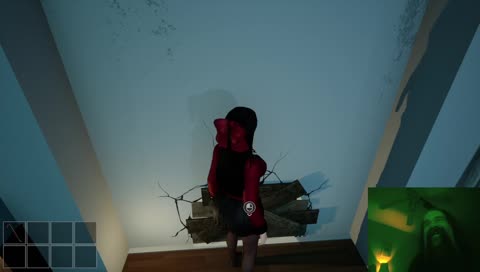 full animation for crawling through a hole