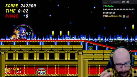 Sonic and Tail welcome us